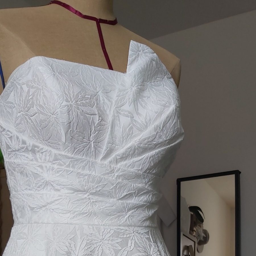 Retouche robe de mariée